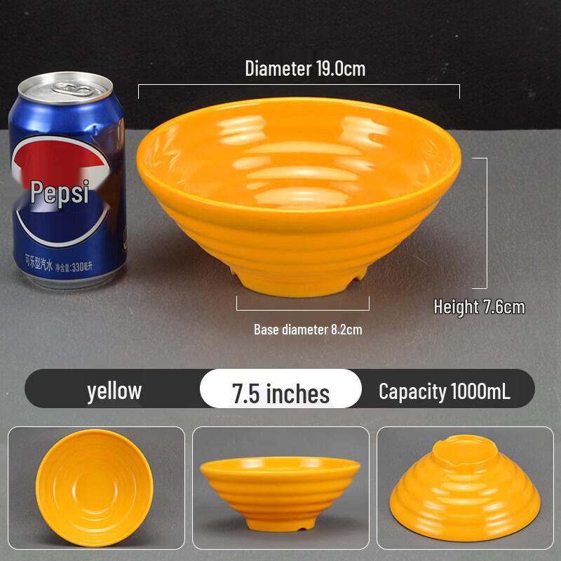 Cartoon Style Melamine Noodle Bowl