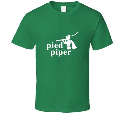 Pied Piper Silicon Valley Funny Tech Geek Fan T Shirt