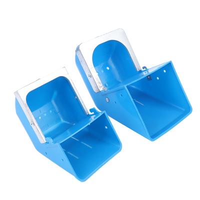 1Pc Rabbit Feed Box Hopper Rabbit Cage Rabbit Anti Pickling Feed Trough