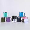 12oz Stainless Steel Vacuum Insulated Travel Mug With Handle Leakproof Coffee Cup Office Home Outdoor Use