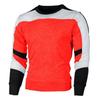 Men's Casual Crewneck Sweatshirt Color Block Autum Spring Pullover Sweatshirts