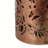 Solar Lantern Outdoor LED Hanging Solar Light Hollowed Out Garden Decor Outside for Patio Yard Porch Iron