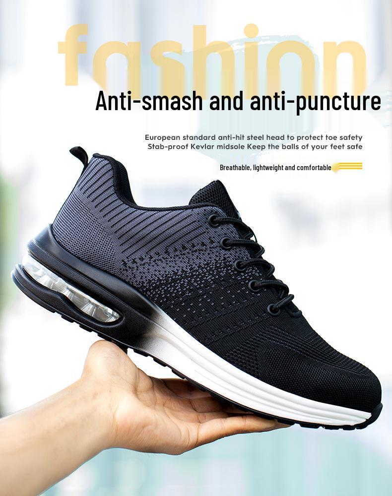 Zapatos de Seguridad Ligeros para Mujer, Antiaplastastamiento, Resistentes a Perforaciones - Transpirables, Suaves, Antiolor, Resistentes al Desgaste.
