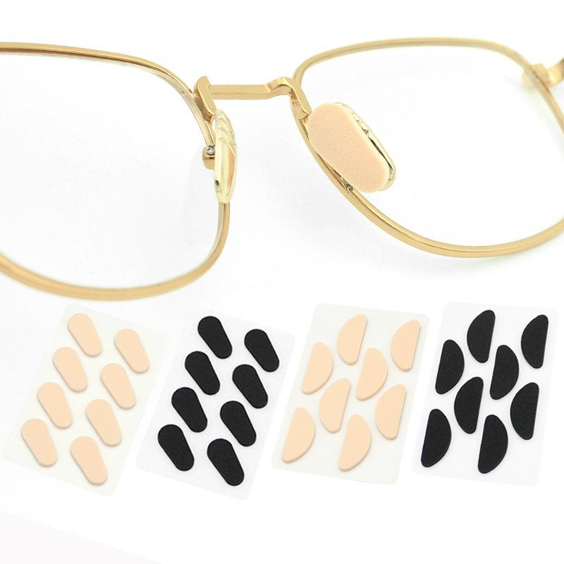 Soft Sponge Nose Pads for Glasses, No Pressure Marks, No Makeup Peeling, Anti-slip, Height-increasing Eye Frame, Comfortable Nose Pads