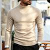 Men's Fall Winter Thick Warm Mock Neck Slim Fit Knit Sweater Pullover, Multi-Color
