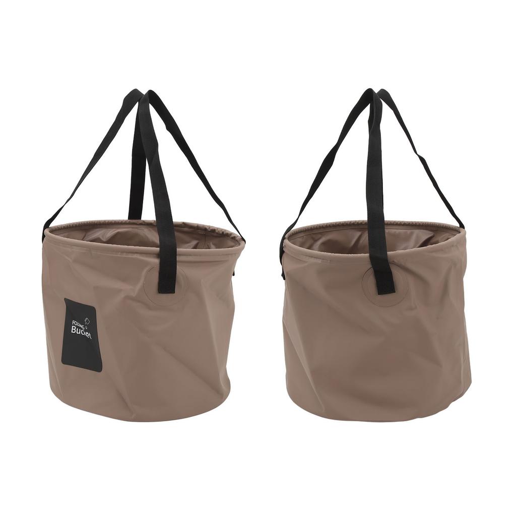 20L Portable Camping Bucket PVC Folding Water Bucket High Capacity Collapsible Container for Outdoor Activities