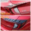 2PCS Car Rear Tail Light Lamp Eyelid Eyebrow Strip Cover Trim For Hyundai Sonata DN8  -  ABS Chrome Exterior Accessories