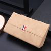 Car Storage Box Flip-Type Anti-Falling Eyeglass Case Snap-On Installation Leather Texture Organizer Universal Fit Sunglasses Box