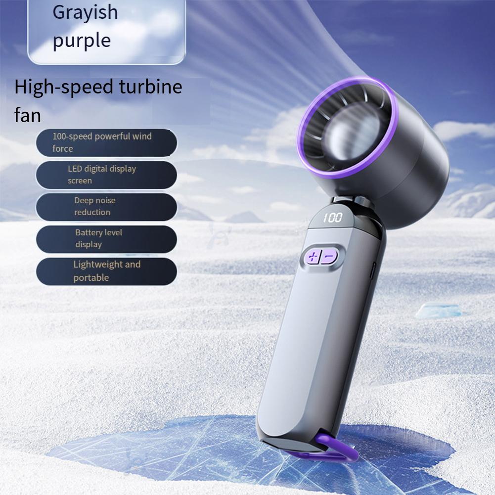 Handheld Fan with Adjustable Wind Speed for Outdoor Activities and Travel Compact and Portable Cooling Solution
