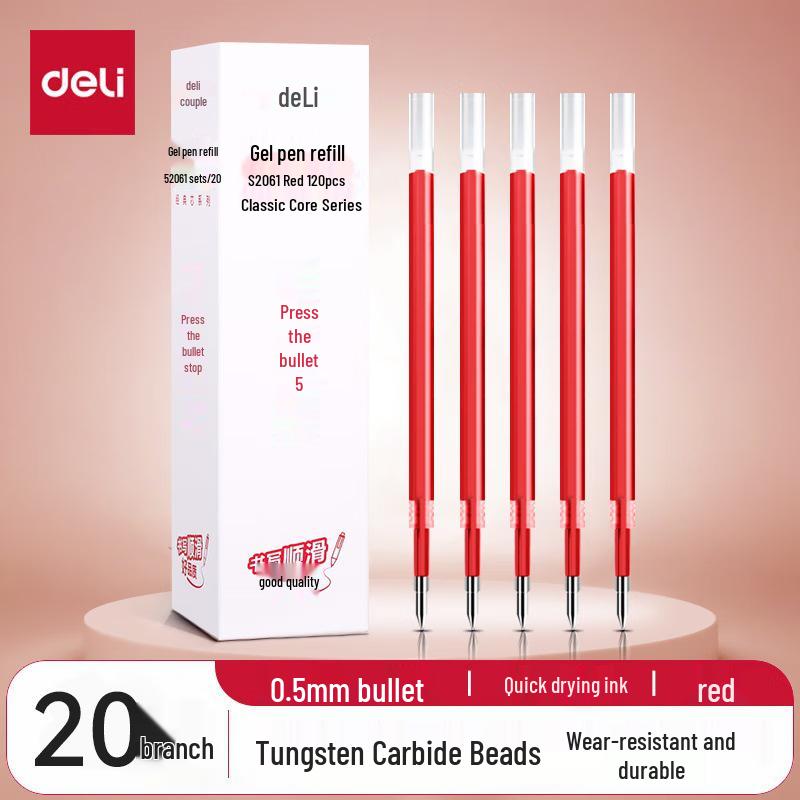 De.li Morning Light Press Gel Pen Refill K35/S01 - Signature Office Water-Based Pen Refill