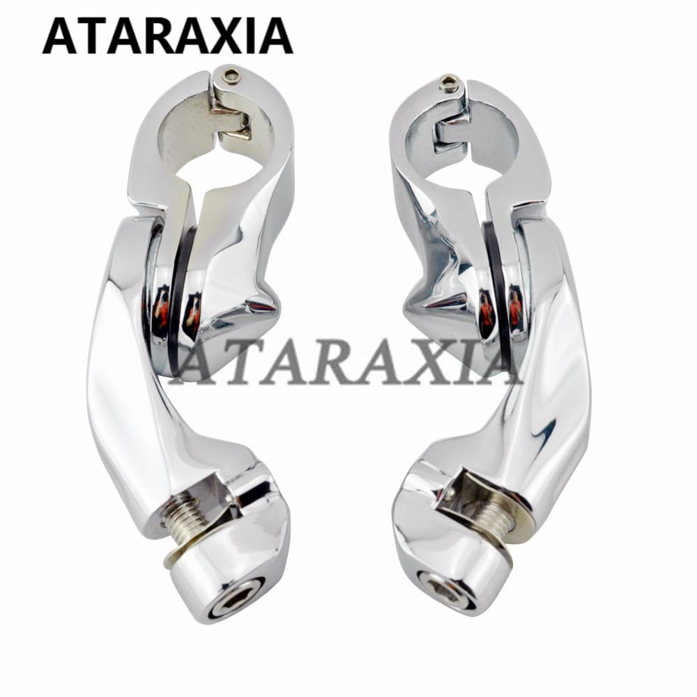 32 mm 1-1/4 Zoll; Motorrad Fußrasten Autobahn Pedale Fußstütze Für Harley Touring Road Electra Street Glide King XL 883
