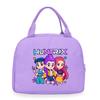 Děti Dívky Kpop Rumi Zoey Mira Derpy Sajaboys Potiskované Studentské Voděodolné Jídlo Obědový Box Taška Ležérní Ruční Tašky