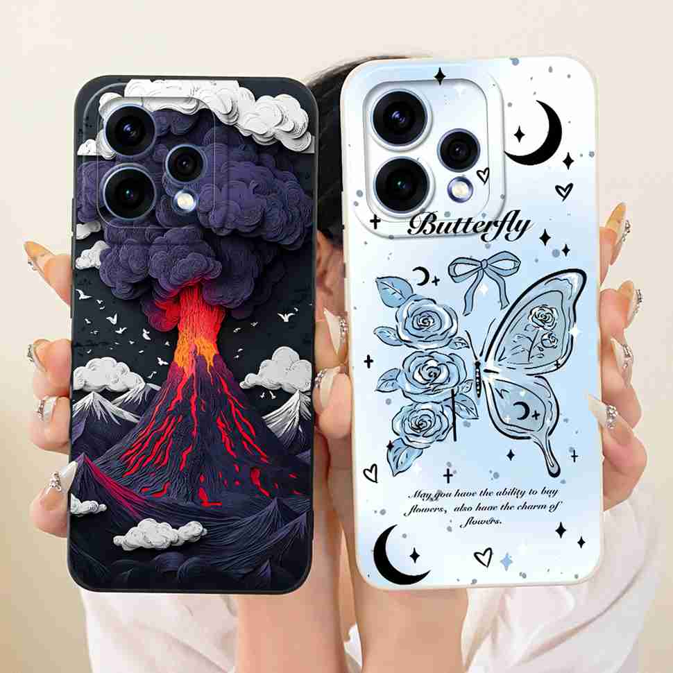 For Oppo Reno15 5G Case CPH2825 Stylish Simple Design Silicone Back Cover For Oppo Reno 15C Reno15c 5G Phone Cases Bumper