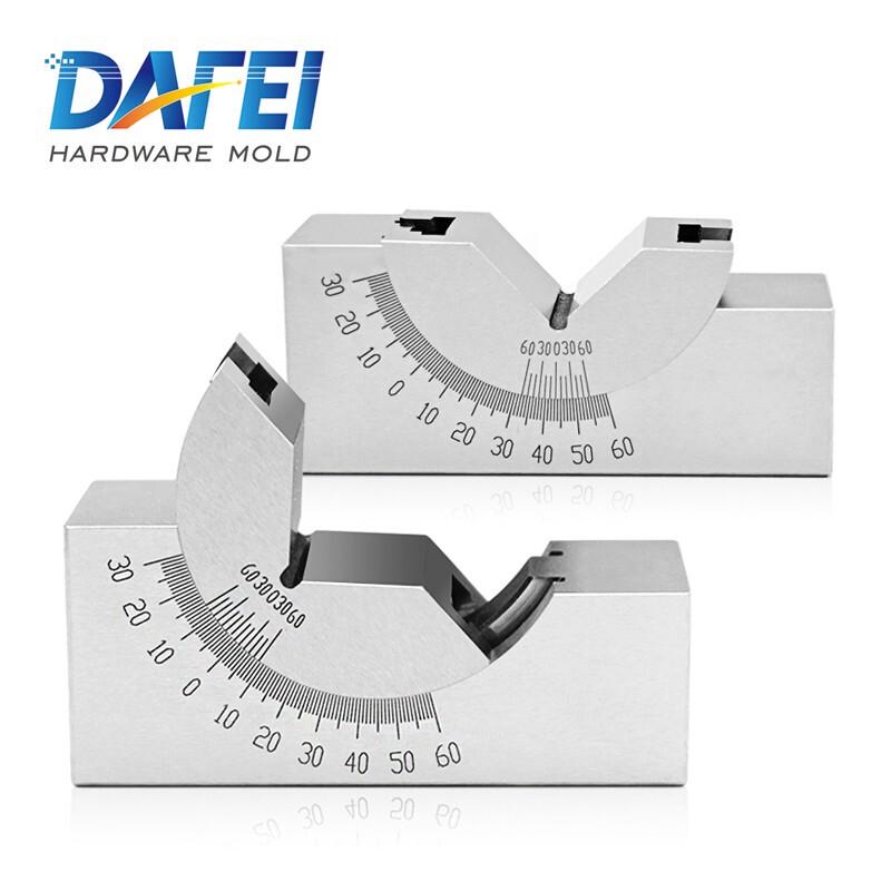 DAFEI Precision Adjustable Angle Gauge & V-Block