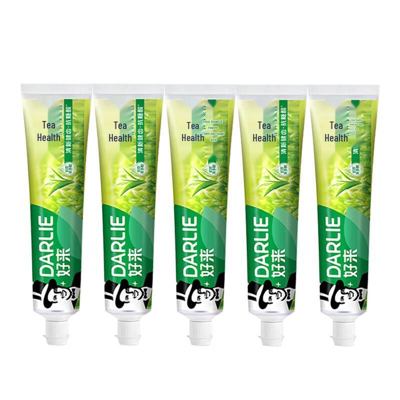 Darlie Tea Fresh Longjing Green Tea Toothpaste, 5-Pack