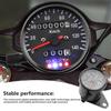 Motorcycle Dual Odometer Speedometer Motorcycle Tachometer Retro Instrument Black Motorcycle Modification Accessories