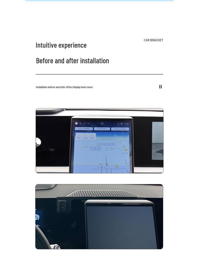 2023 HiPhi Y 17" Autospezifischer Bildschirm Handyhalter für Navigation