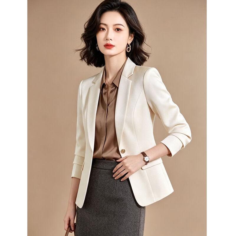 EST+II Women's Slim-Fit Single-Button Blazer
