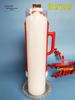 Large Red, White, & Yellow Cylinder Candle - Thick Household Lighting Candle