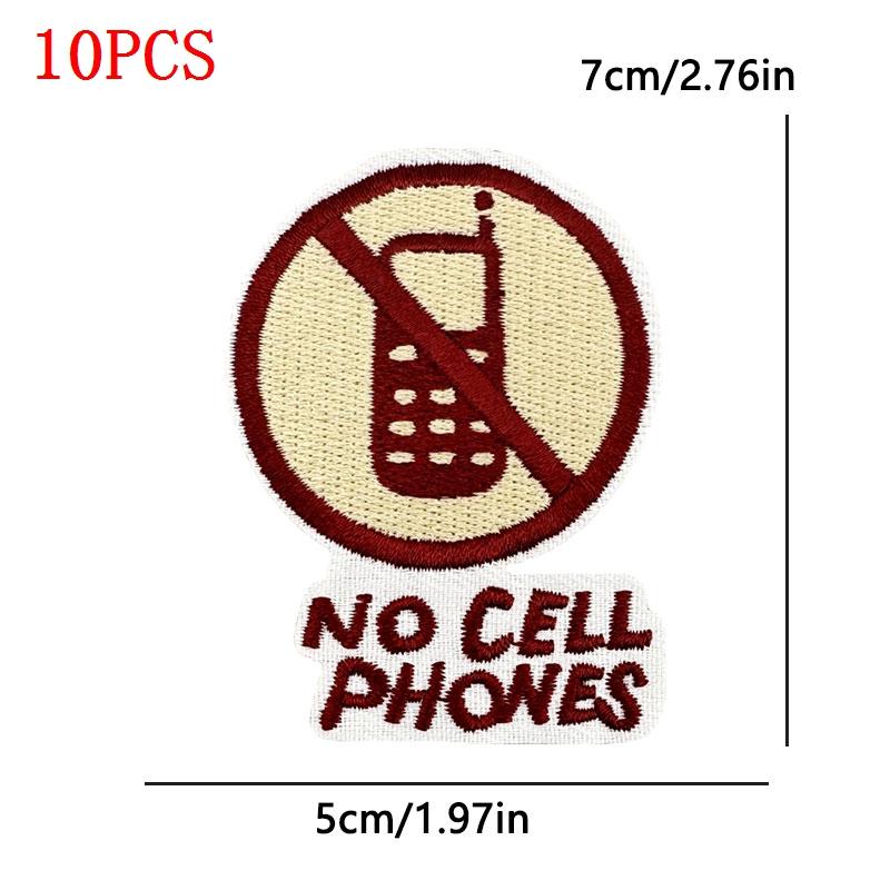 10PCS/Lot Wholesale Black Red Patches Heart Start Iron On Patches For Clithing Love Lip Embroidery Patches On Jeans Accessories