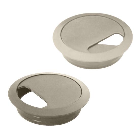 80mm Computer Desk Cable Outlet Port Grommet Table Surface Wire Hole Cover