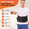 Portable Heating Pad Heated Lumbar Belt with Infrare Light Therapy and Vibrations for Office Worker and Athletes