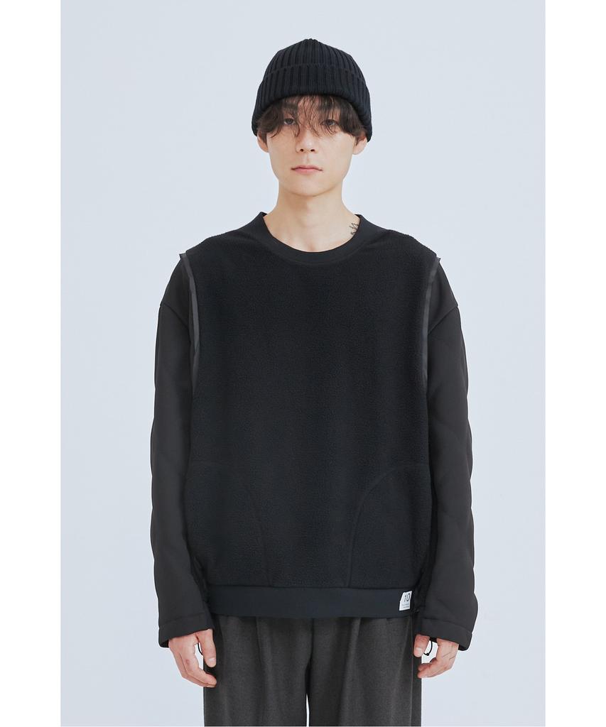 RECODE Bomber Sleeve Detail Sweatshirts_Rktaw23610Bkx