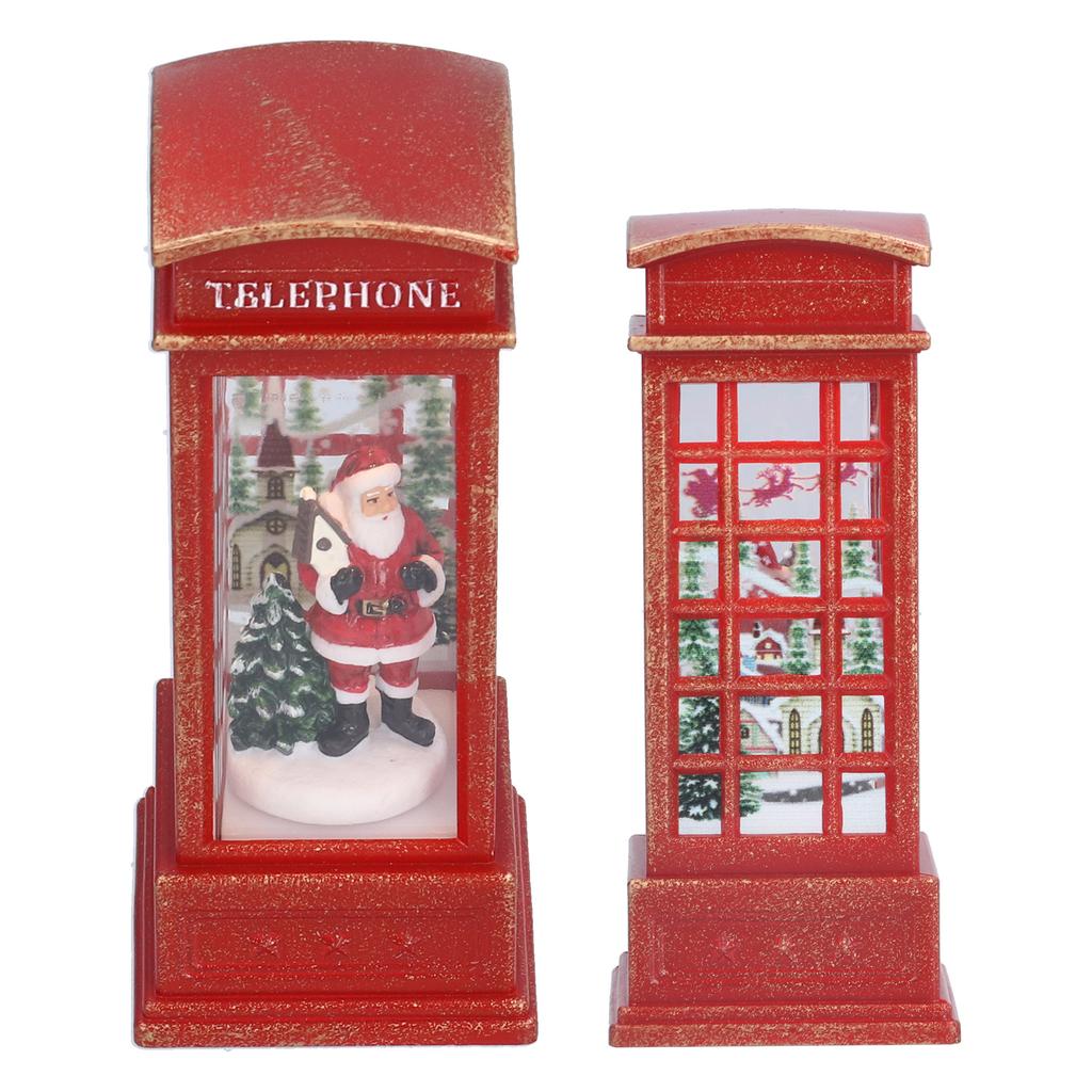 Christmas Decorative Lantern Christmas Table Night Light Lighted Snow Globe LanternOld Man