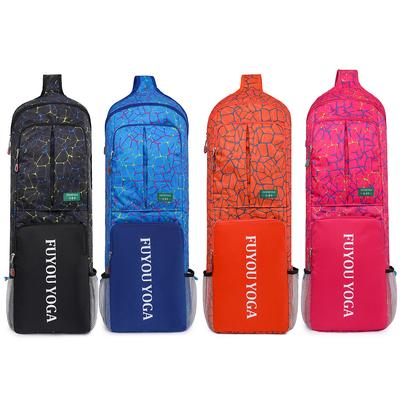 Fitness Training Yoga Mat Storage Bag Large Capacity Yoga Mat Carry Tote Bag with Zipper Pocket/Mesh Pocket/Handle for Women Men