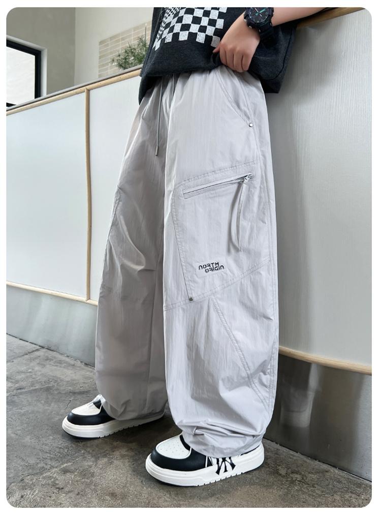 Boys' Mosquito proof Pants Summer Thin 2026 New Mid sized Children's Summer Clothes Boys' Breathable Children's Quick drying Work Pants