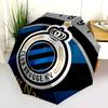 1 PC Automatic Folding Umbrella - Club Brugge KV Custom Name Pattern, Portable & Foldable Design with 8 Ribs, Christmas Birthday Gifts