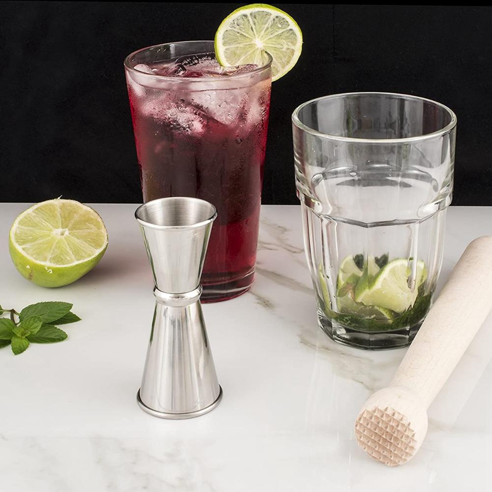 Hammer Bar Tool Mixer Cocktail Wooden Muddler Masher Stirrer Ice Crusher