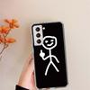 Funny Cute Cartoon Matchman Clear Phone Cases for Samsung S26 Ultra Galaxy S25 Edge S24 S23 FE S21 Plus S20 S22 S10 Cover Patter