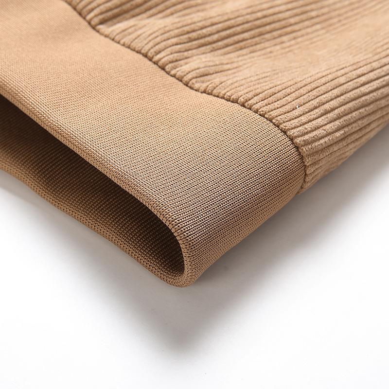 Men Casual Jacket  Spring Autumn New Hot Solid Color Stand Bomber Coat Men Corduroy Outwear Fashion Zipper Slim Jacket Men