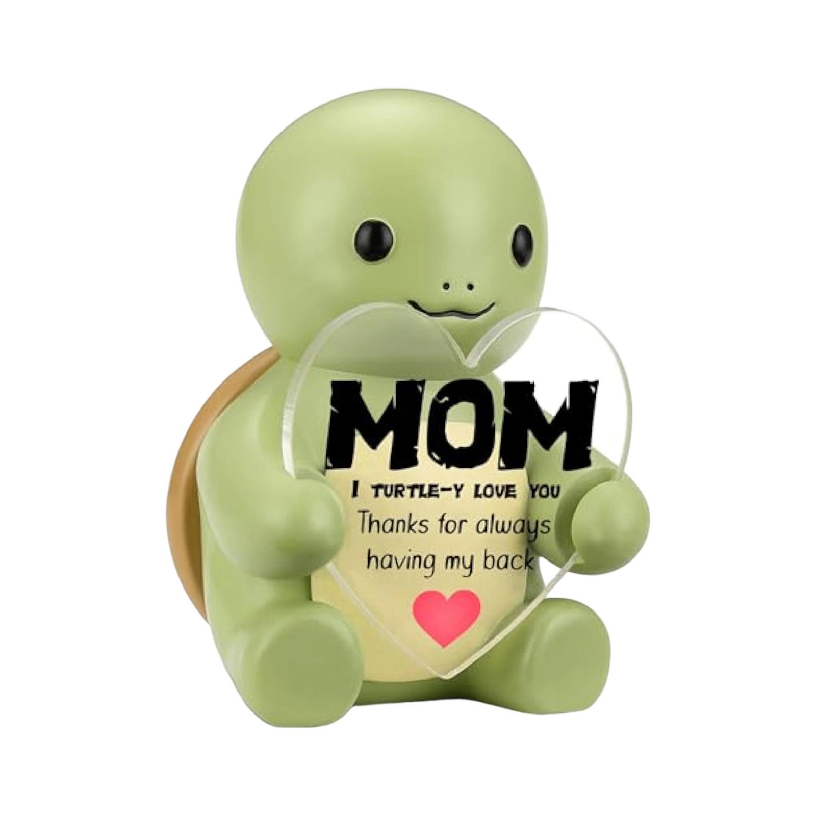 

Cute Cartoon Animal Figurines Holding Hearts, Acrylic Statues, Desktop Decorations, Creative Gifts. One Size зелений