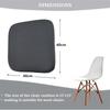 40x40cm Square Chair Pad Cushions Non-Slip Seat Cushion with Ties Comfortable Thickened Memory Foam Dining Chair Cushions Pads