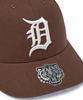 Emelbi Signature All-Over Patch Structure Ball Cap Det (Neon Brown)