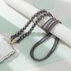 New solid color acrylic long crossbody adjustable mobile phone pendant accessories beaded mobile phone accessories lanyard pendant