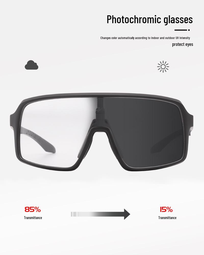 SCVCN Photochromic Cycling Goggles - Day/Night Use, UV Protection, Windproof, Outdoor Sport Sunglasses.