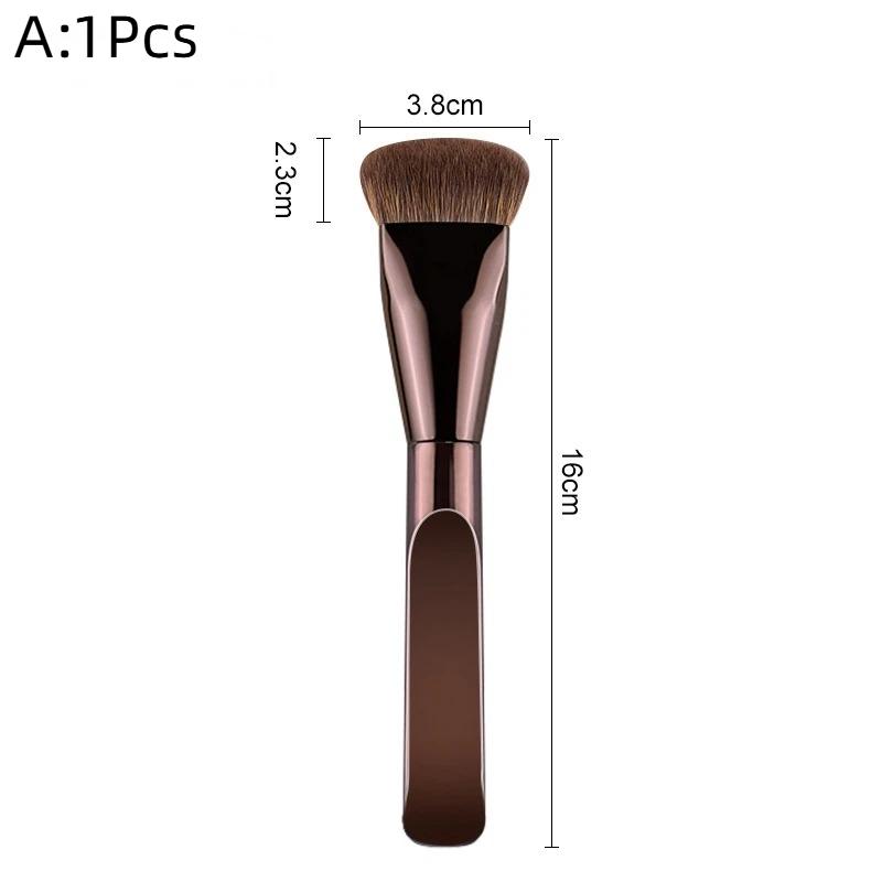 

Ultra Thin Foundation Brush Contouring Brush Synthetic Bristles Precision Application For Liquid Cream Streak-Free All Skin Type A