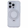 For iPhone 16 Pro Case Magnetic Kickstand PC+TPU Clear Phone Cover with Camera Control Button