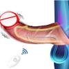 Male Sex Toys Penis Sleeve Vibrating Penis Extender Adult Toy Male Vibrator Realistic Penis Enlarger Thicken for Mens Couples