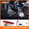 LMN2   Hot 2025 W124 GLA 2025 For Benz AMG 2pcs Car Door Welcome Light Led HD Projector Lamp Courtesy Lights For Mercedes Benz A C E Cl