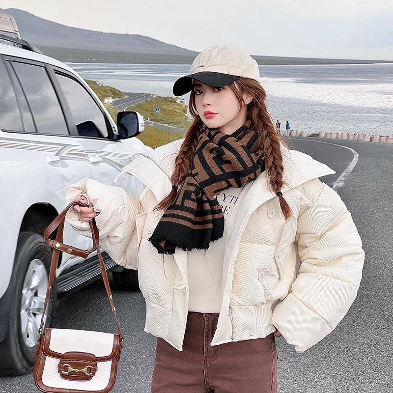 New winter cotton-padded clothes women's short loose design cotton-padded clothes small thickened cotton-padded jacket