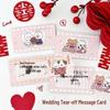 DIY Scratch-Off Cards: Creative Tear-Off Wedding Games, Self-Adhesive Lottery Tickets with Saliva-Activated Glue