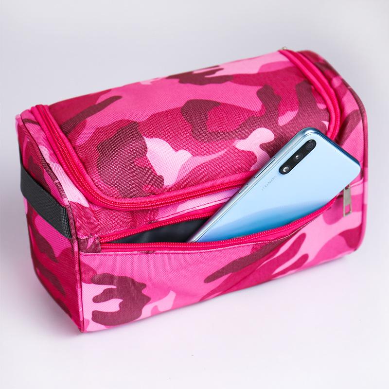 Make Up Camouflage Cosmetic Bag Unisex Travel Organizer Toiletry Bag Storage Bag Large Capacity Hanging Waterproof Wash Pouch