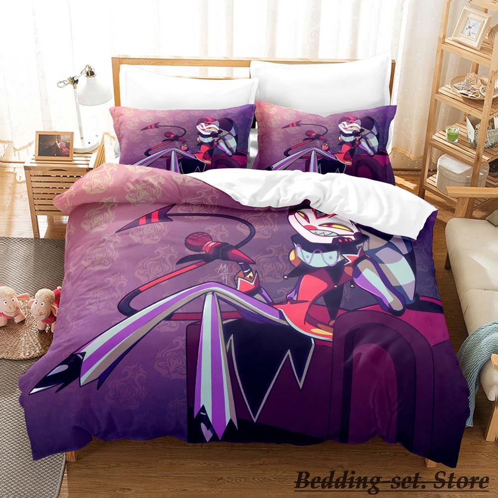 Fizzarolli Boss Sängkläder Enkel Tvilling Full Queen King Size Sängkläder Vuxen Barn Sovrum Påslakan Set Anime Parure De Lit Säng