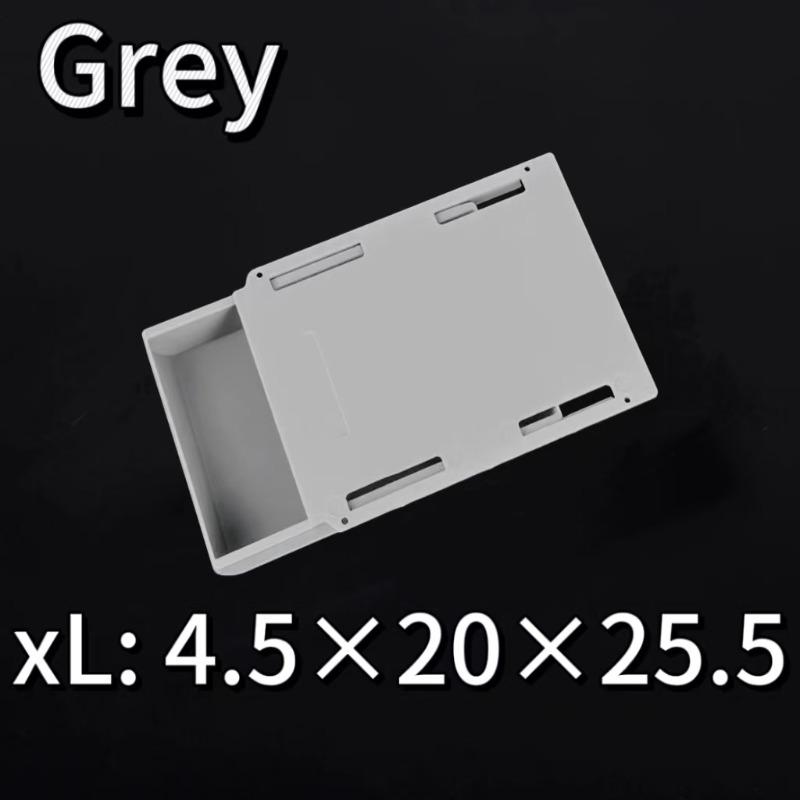 Versteckte Aufbewahrungsbox Schreibtisch-Aufbewahrungsschublade Selbstklebender Tischaufbewahrungshalter aus Kunststoff Einfache Kleinigkeiten Kosmetik Schreibwaren-Organizer