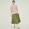 CHIQUITA Jersey Skirt (Cotton) Khaki 242401Skh