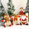 Christmas Doll Decor Itemation  Christmas Tree Hanging Pendant Ornament Xmas Party Santa Claus Snowman Pendant Decor Itemation